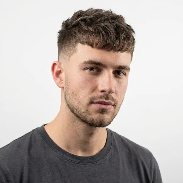 Мужская стрижка Кроп