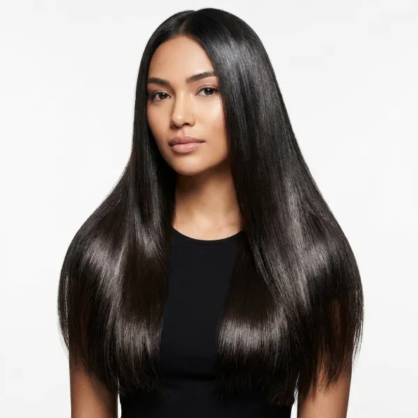 Причёска Ровные длинные